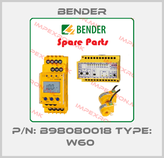 Bender-P/N: B98080018 Type: W60 price