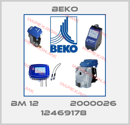 Beko-BM 12            2000026  12469178 price