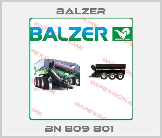 Balzer-BN 809 801 price
