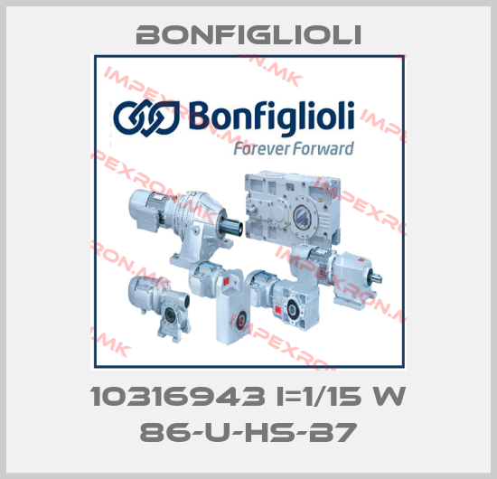 Bonfiglioli-10316943 I=1/15 W 86-U-HS-B7price