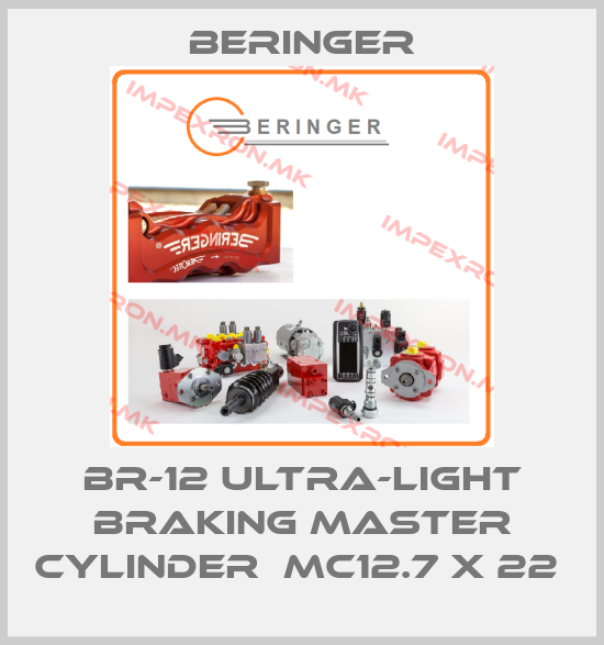 Beringer-BR-12 ULTRA-LIGHT BRAKING MASTER CYLINDER  MC12.7 X 22 price