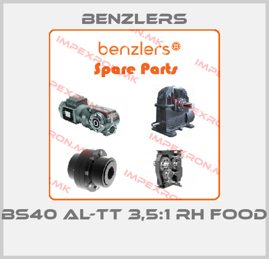 Benzlers-BS40 AL-TT 3,5:1 RH FOOD price