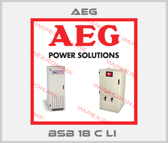 AEG-BSB 18 C LI price