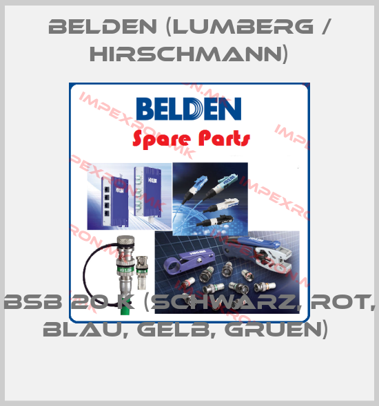 Belden (Lumberg / Hirschmann)-BSB 20 K (SCHWARZ, ROT, BLAU, GELB, GRUEN) price