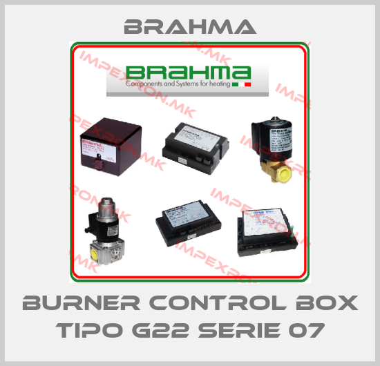 Brahma-BURNER CONTROL BOX TIPO G22 SERIE 07price