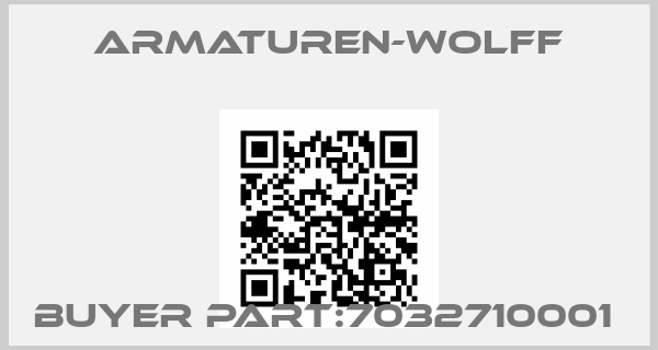 Armaturen-Wolff-BUYER PART:7032710001 price