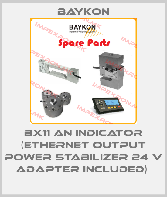 Baykon-BX11 AN INDICATOR (ETHERNET OUTPUT POWER STABILIZER 24 V ADAPTER INCLUDED) price