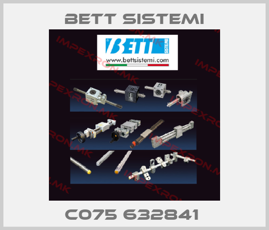 BETT SISTEMI-C075 632841 price