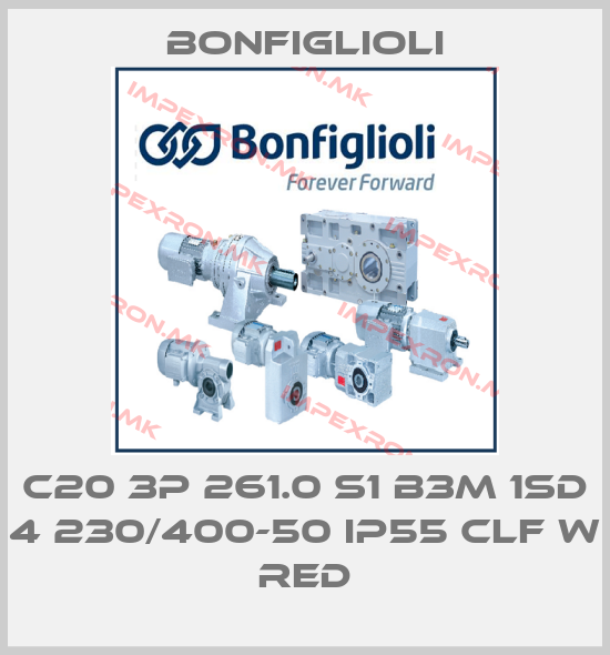 Bonfiglioli-C20 3P 261.0 S1 B3M 1SD 4 230/400-50 IP55 CLF W REDprice