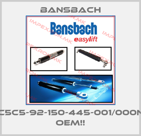 Bansbach-C5C5-92-150-445-001/000N  OEM!!price