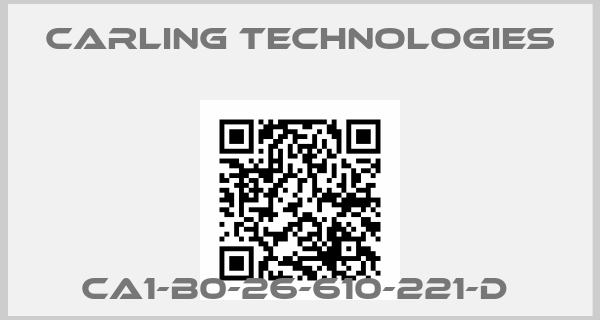 Carling Technologies-CA1-B0-26-610-221-D price