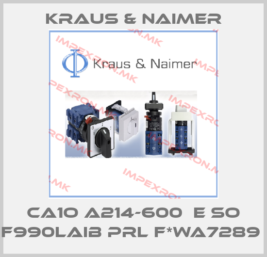 Kraus & Naimer-CA1O A214-600  E SO F990LAIB PRL F*WA7289 price