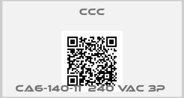 ccc-CA6-140-11  240 VAC 3P price