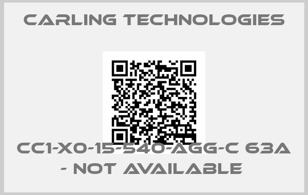 Carling Technologies-CC1-X0-15-540-AGG-C 63A - not available price