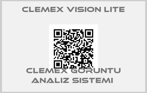 Clemex Vision Lite-CLEMEX GORUNTU ANALIZ SISTEMI price