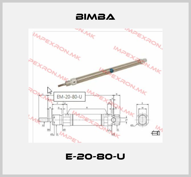 Bimba-E-20-80-Uprice