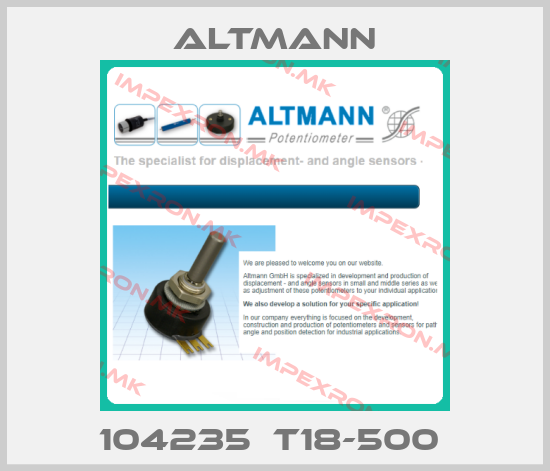 ALTMANN-104235  T18-500 price