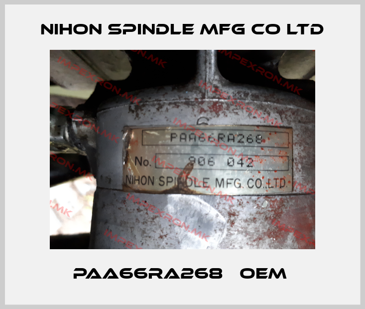 NIHON SPINDLE MFG CO LTD-PAA66RA268   OEM price