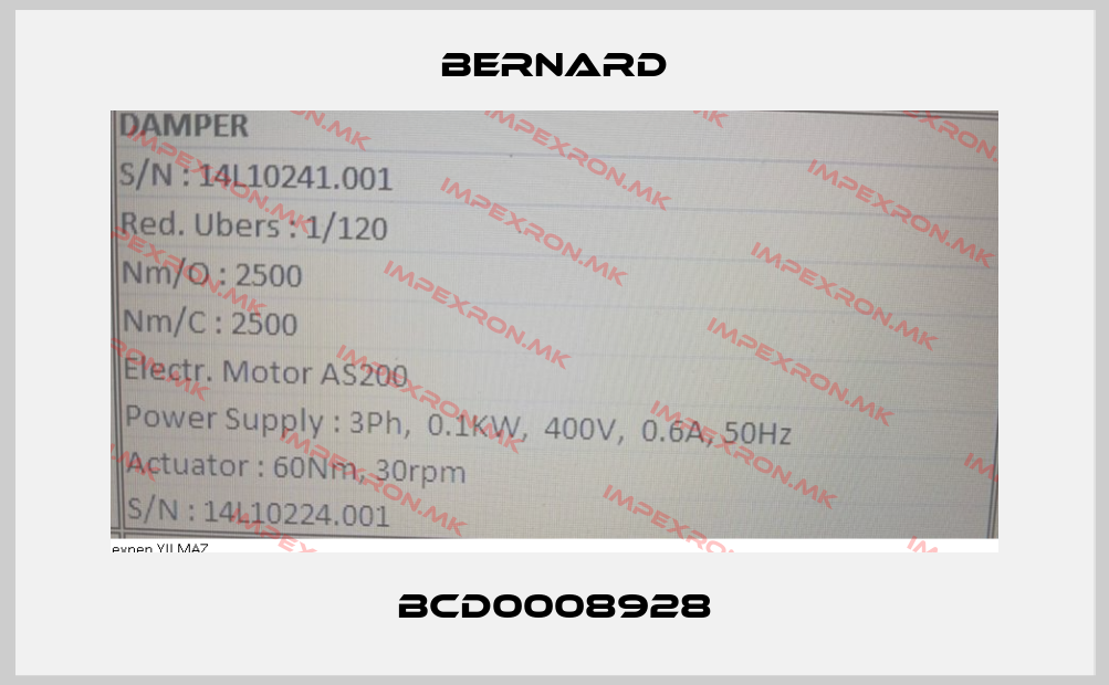 Bernard-BCD0008928price