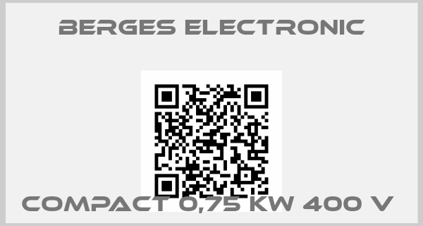 Berges Electronic-COMPACT 0,75 KW 400 V price