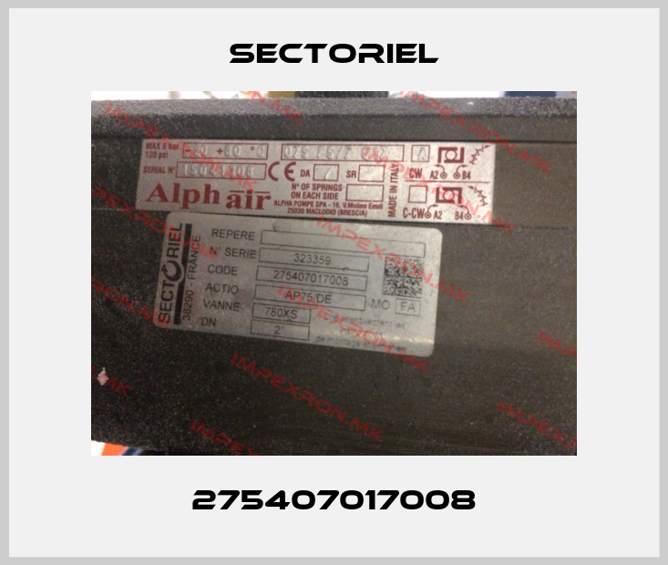 Sectoriel-275407017008price