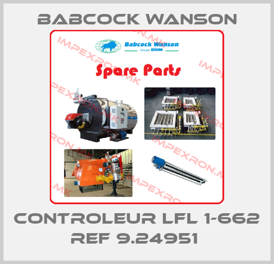 Babcock Wanson-CONTROLEUR LFL 1-662 REF 9.24951 price