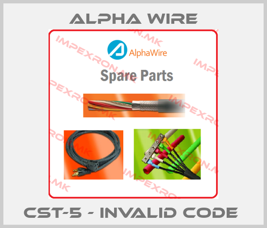 Alpha Wire-CST-5 - INVALID CODE price