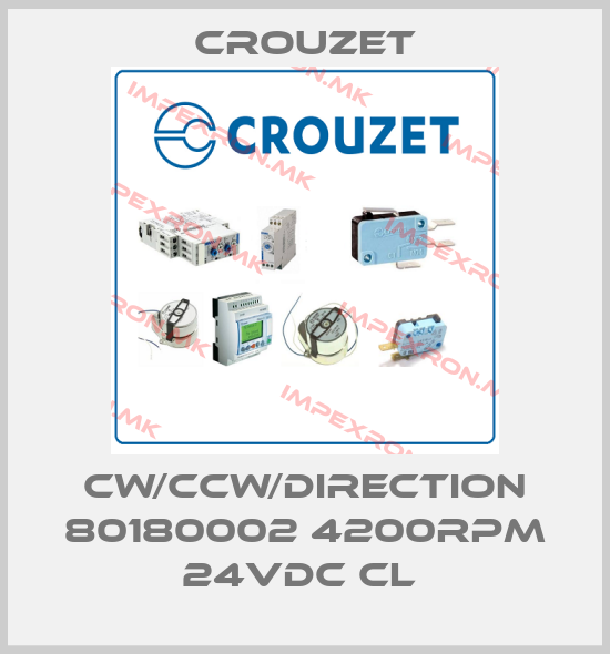 Crouzet-CW/CCW/DIRECTION 80180002 4200RPM 24VDC CL price