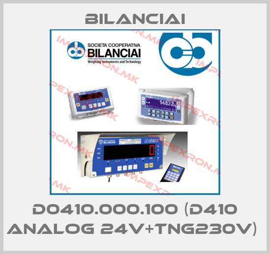 Bilanciai-D0410.000.100 (D410 ANALOG 24V+TNG230V) price