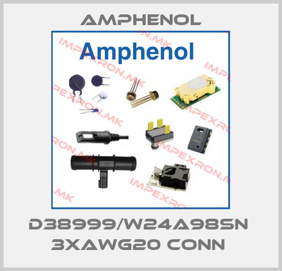 Amphenol-D38999/W24A98SN  3XAWG20 CONN price