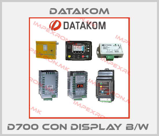 DATAKOM-D700 CON DISPLAY B/W price