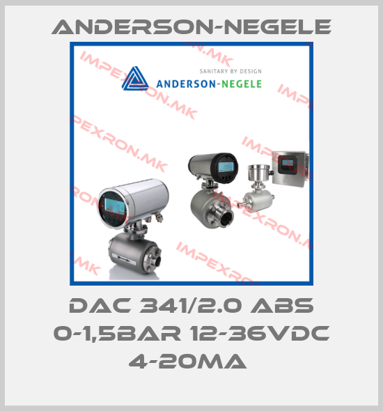 Anderson-Negele-DAC 341/2.0 ABS 0-1,5BAR 12-36VDC 4-20MA price