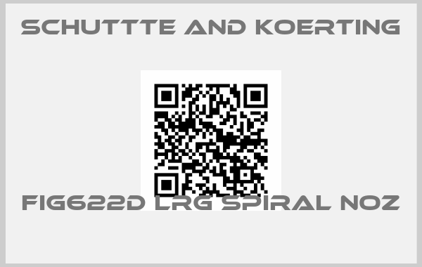 SCHUTTTE AND KOERTING-FIG622D LRG SPIRAL NOZ price