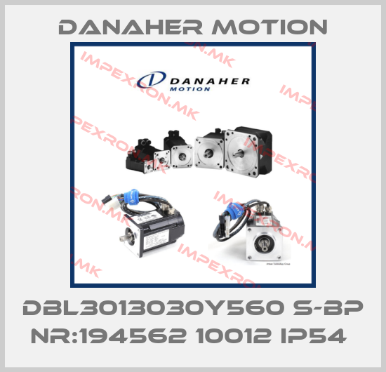 Danaher Motion-DBL3013030Y560 S-BP NR:194562 10012 IP54 price