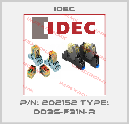 Idec-P/N: 202152 Type: DD3S-F31N-Rprice