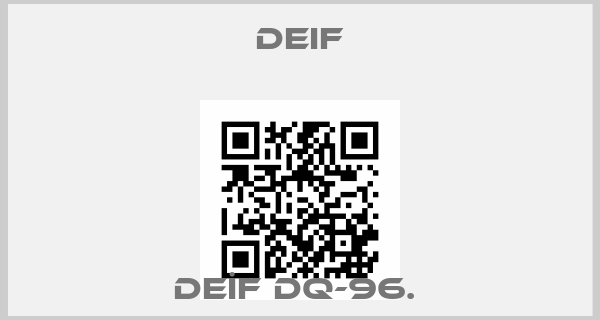 Deif-DEİF DQ-96. price