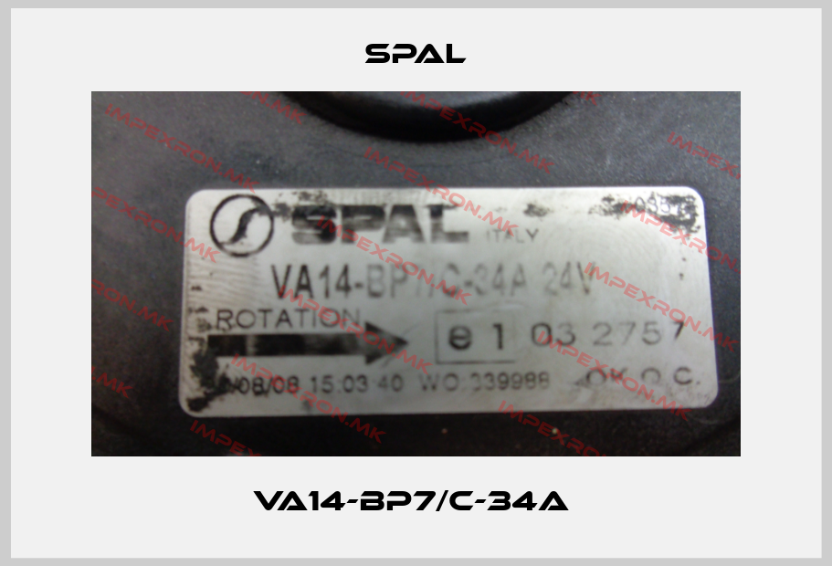 SPAL-VA14-BP7/C-34A price