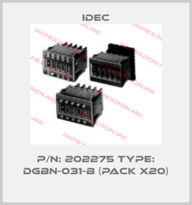 Idec-P/N: 202275 Type: DGBN-031-B (pack x20)price