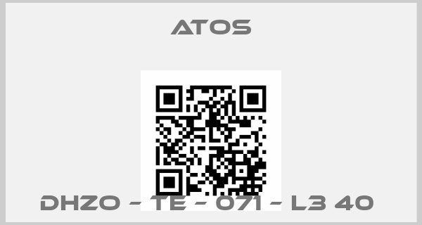Atos-DHZO – TE – 071 – L3 40 price