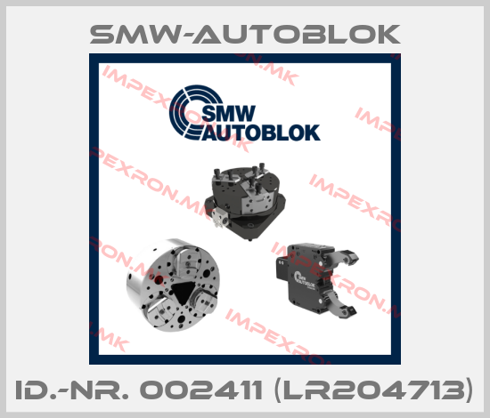 Smw-Autoblok-Id.-Nr. 002411 (LR204713)price