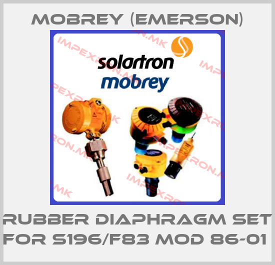 Mobrey (Emerson)-Rubber diaphragm set for S196/F83 Mod 86-01 price