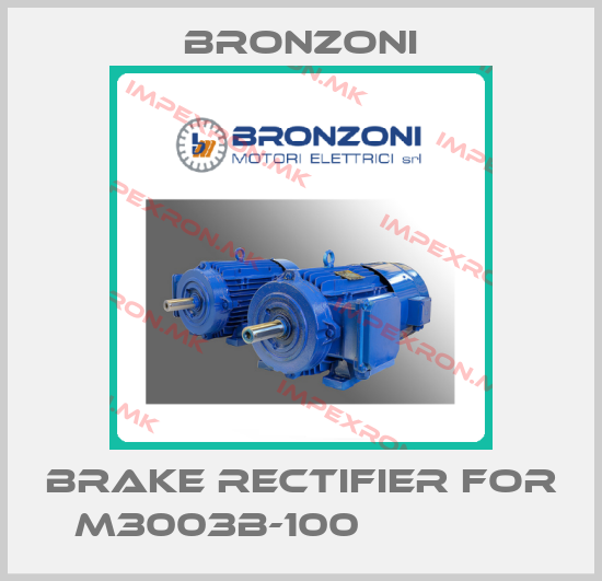 Bronzoni-Brake rectifier for M3003B-100              price