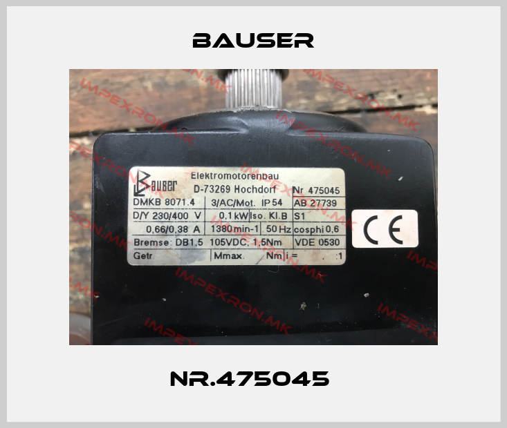 Bauser-Nr.475045 price