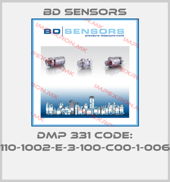 Bd Sensors-DMP 331 CODE: 110-1002-E-3-100-C00-1-006 price