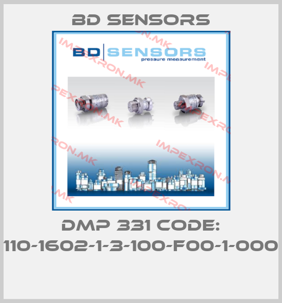 Bd Sensors-DMP 331 CODE: 110-1602-1-3-100-F00-1-000 price