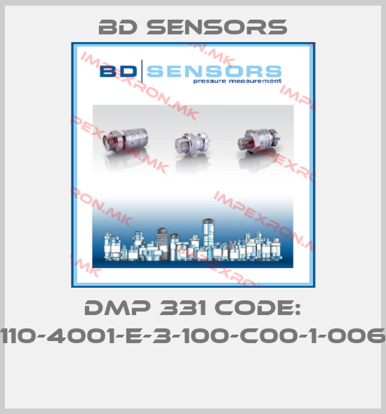 Bd Sensors-DMP 331 CODE: 110-4001-E-3-100-C00-1-006 price