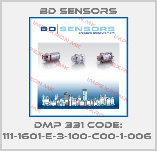 Bd Sensors-DMP 331 CODE: 111-1601-E-3-100-C00-1-006 price