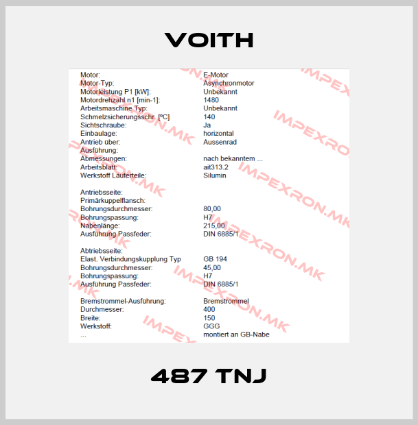 Voith-487 TNJprice