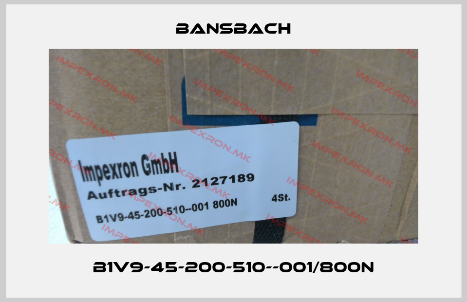 Bansbach-B1V9-45-200-510--001/800Nprice