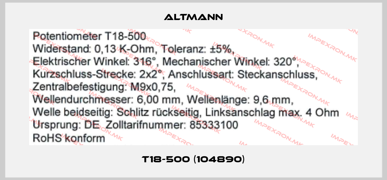 ALTMANN Europe